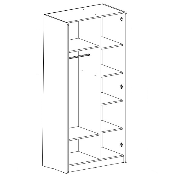 Dvojdverová šatníková skriňa rudy - béžová/dub olejovaný.

 

Dvojdverová šatníková skriňa je absolútnou nevyhnutnosťou každej (nielen) študentskej izby.

 

Rozmery dvojdverovej šatníkovej skrine Rudy sú 90x195x52cm (š, v, h).

 

Všetky produkty z kolekcie Rudy nájdete nižšie v súvisiacich produktoch.