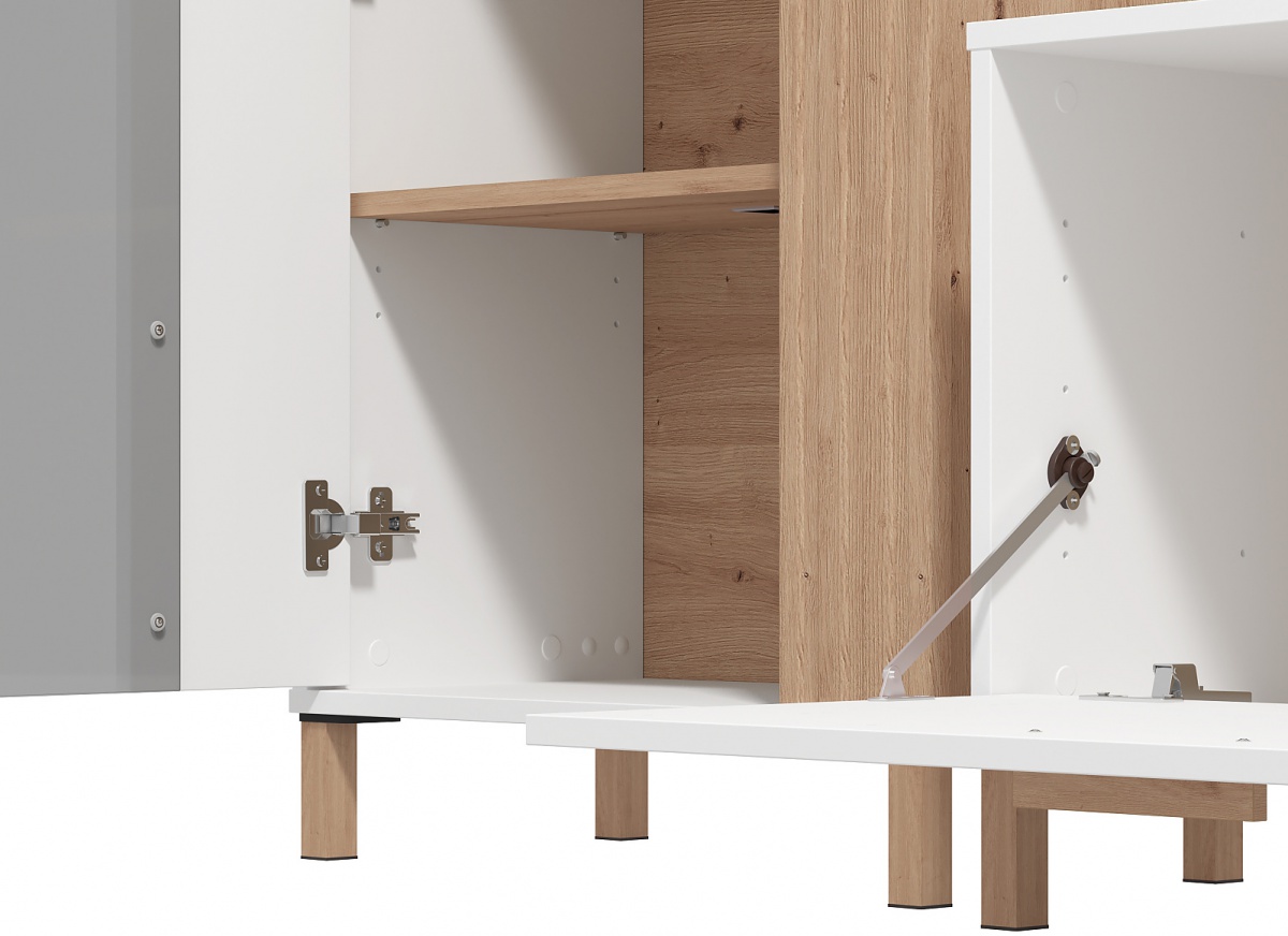 Obývacia stena bez osvetlenia anabelle - biela/dub artisan.

 

Rozmery obývacej steny bez osvetlenia Anabelle sú 280,5x170x40cm (š, v, h).

 

Všetky produkty z kolekcie Anabelle nájdete nižšie v súvisiacich produktoch.