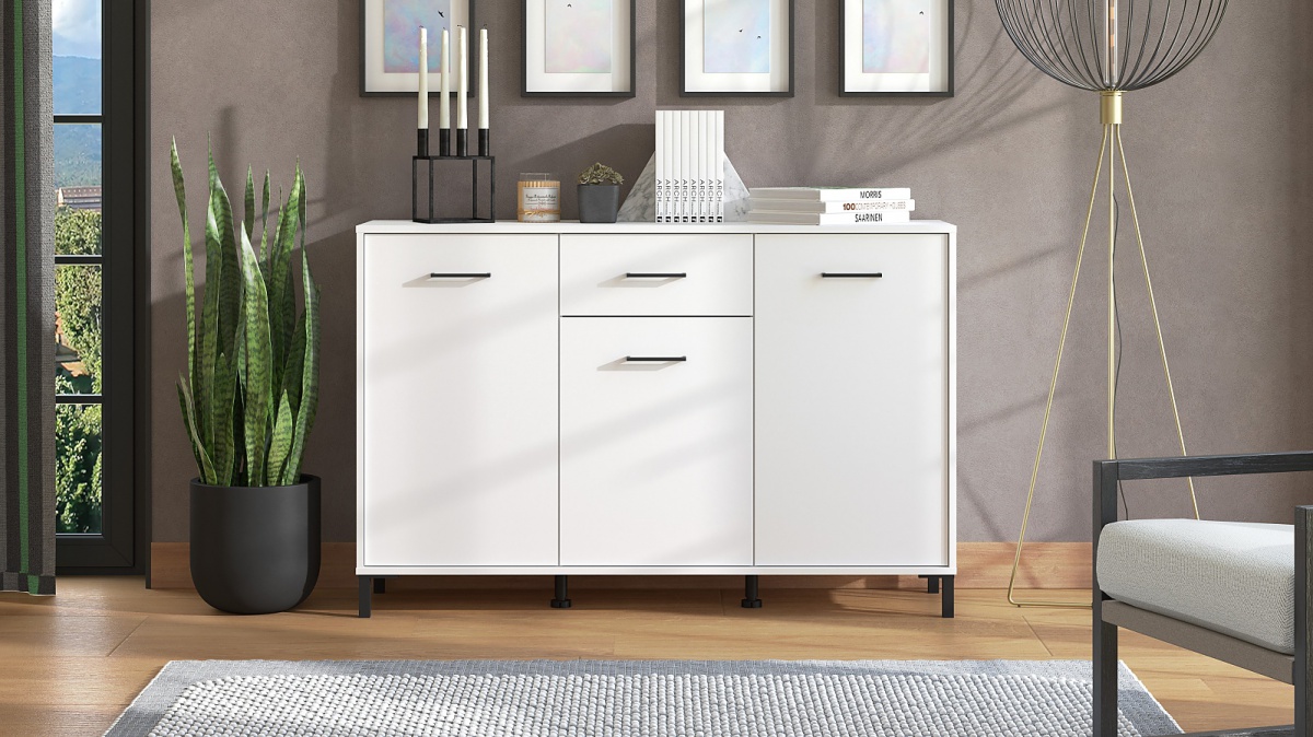 Kombinovaná komoda 3d1z lucida - biela.

 

Kombinované komody sú praktické, dostatočne priestranné, a navyše veľmi univerzálne, pretože skvele zapadnú do každej miestnosti.

 

Rozmery kombinovanej komody 3D1Z Lucida sú 138x90x40cm (š, v, h).

 

Všetky produkty z kolekcie Lucida nájdete nižšie v súvisiacich produktoch.