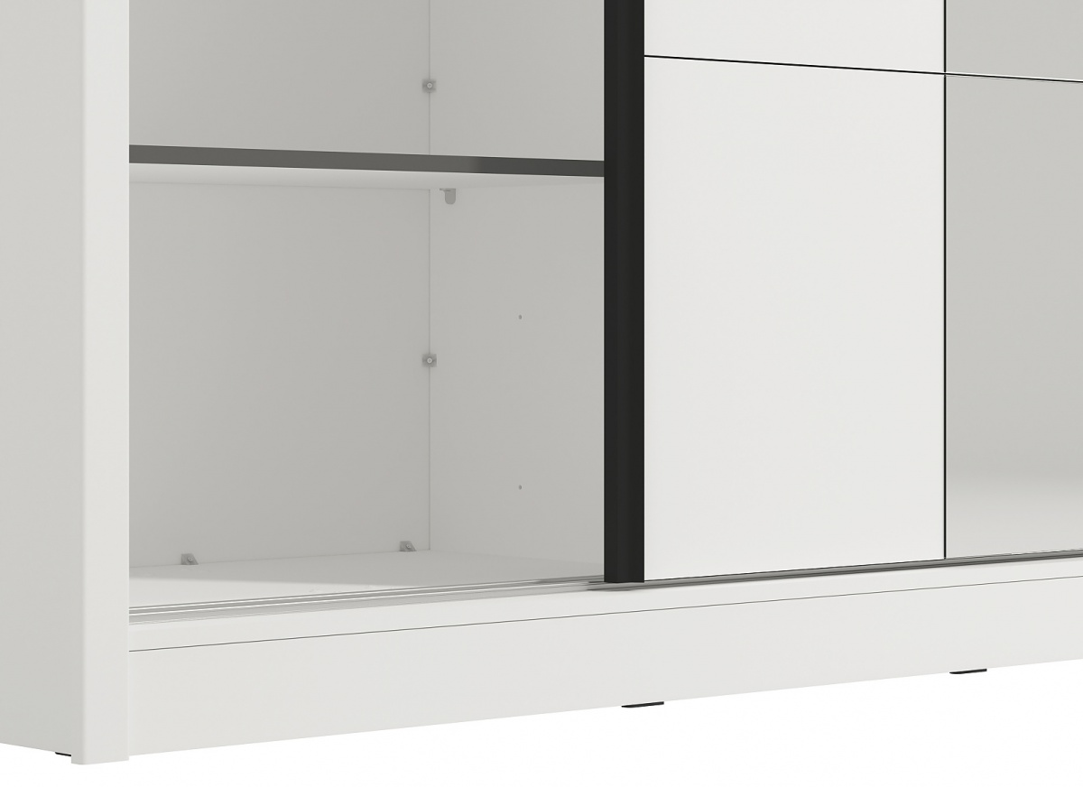 Posuvná šatníková skriňa so zrkadlom 180 gally - biela.

 

Rozmery posuvnej šatníkovej skrine so zrkadlom 180 Gally sú 180x215,5x58cm (š, v, h). 

 

Všetky produkty z kolekcie Gally nájdete nižšie v súvisiacich produktoch.