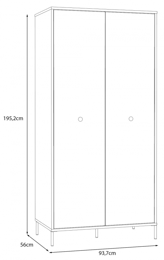 Šatníková skriňa bayon - béžová.

 

Luxusná šatníková skriňa je praktickým kúskom do každej domácnosti.

 

Rozmery šatníkovej skrine Bayon sú 93,7x195,2x56cm (š, v, h).

 

Všetky produkty z kolekcie Bayon nájdete nižšie v súvisiacich produktoch.