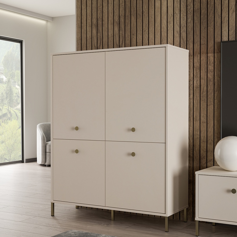 Luxusná obývacia izba bayon - béžová.

 

Široká komoda je vybavená dvierkami, za ktorými sa skrývajú široké priehradky, v hornej časti komody sa nachádzajú 3 zásuvky.

 

Vysokú skriňu si zamilujete nielen pre jej vzhľad, ale predovšetkým pre praktickosť.

 

Praktický televízny stolík je v každej obývacej izbe absolútnou nutnosťou.

 

Moderný konferenčný stolík, ktorý je nielen praktický, ale navyše dokáže byť aj stredobodom každej obývačky?

 

Vnútri šatníkovej skrine nájdete šatníkovú tyč a veľké množstvo políc.

 

Veľká obývacia izba sa skladá z týchto prvkov:


	Šatníková skriňa Bayon - 93,7x195,2x56cm (š, v, h)
	Skriňa Bayon – 113,7x144x41,5cm (š, v, h)
	TV stolík Bayon – 168,4x48x41,5cm (š, v, h)
	Konferenčný stolík Bayon - 110x48x60cm (š, v, h)
	Široká komoda Bayon - 168,4x89,6x41,5cm (š, v, h)


 

Všetky produkty z kolekcie Bayon nájdete nižšie v súvisiacich produktoch.