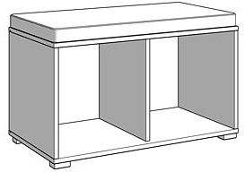 Botník s polstrovaním rue - dub artisan/čierna.

 

Botník je absolútnou nevyhnutnosťou každej predsiene.

 

Rozmery botníku s polstrovaním Rue sú 80x44x40cm (š, v, h).

 

Všetky produkty z kolekcie Rue nájdete nižšie v súvisiacich produktoch.