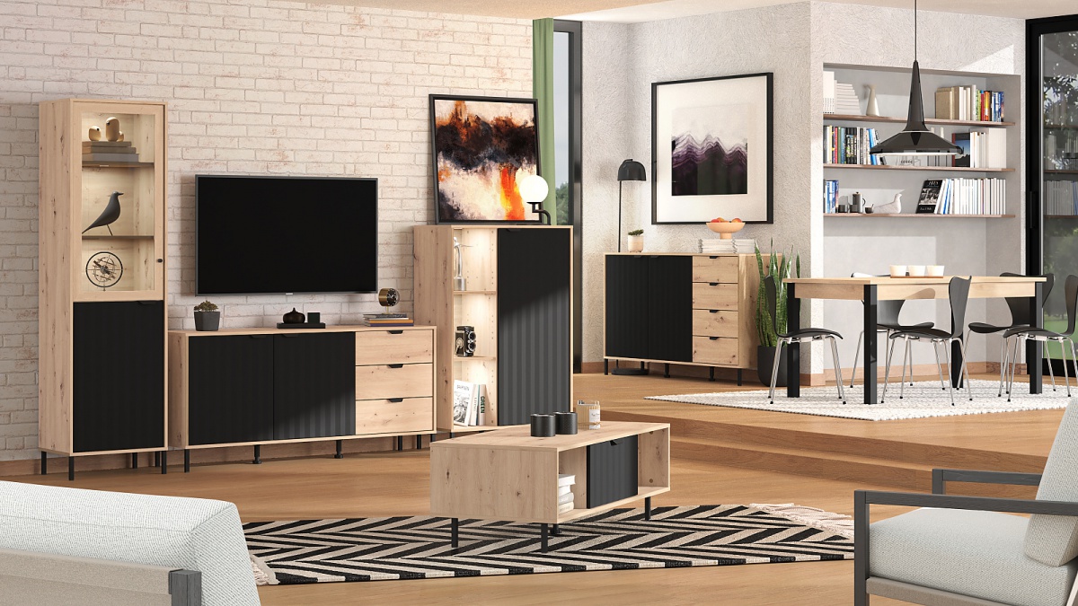 Vitrína i bez osvetlenia xaden - dub artisan/čierna.

 

Minimalistická vitrína, ktorá nielen skvele vyzerá, ale navyše aj perfektne poslúži.

 

Rozmery vitríny I bez osvetlenia Xaden sú 86x131x40cm (š, v, h).

 

Všetky produkty z kolekcie Xaden nájdete nižšie v súvisiacich produktoch.