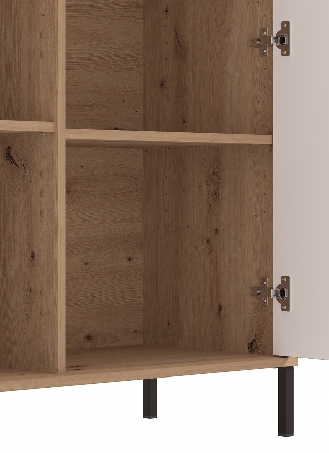 Vitrína i bez osvetlenia xaden - dub artisan/čierna.

 

Minimalistická vitrína, ktorá nielen skvele vyzerá, ale navyše aj perfektne poslúži.

 

Rozmery vitríny I bez osvetlenia Xaden sú 86x131x40cm (š, v, h).

 

Všetky produkty z kolekcie Xaden nájdete nižšie v súvisiacich produktoch.