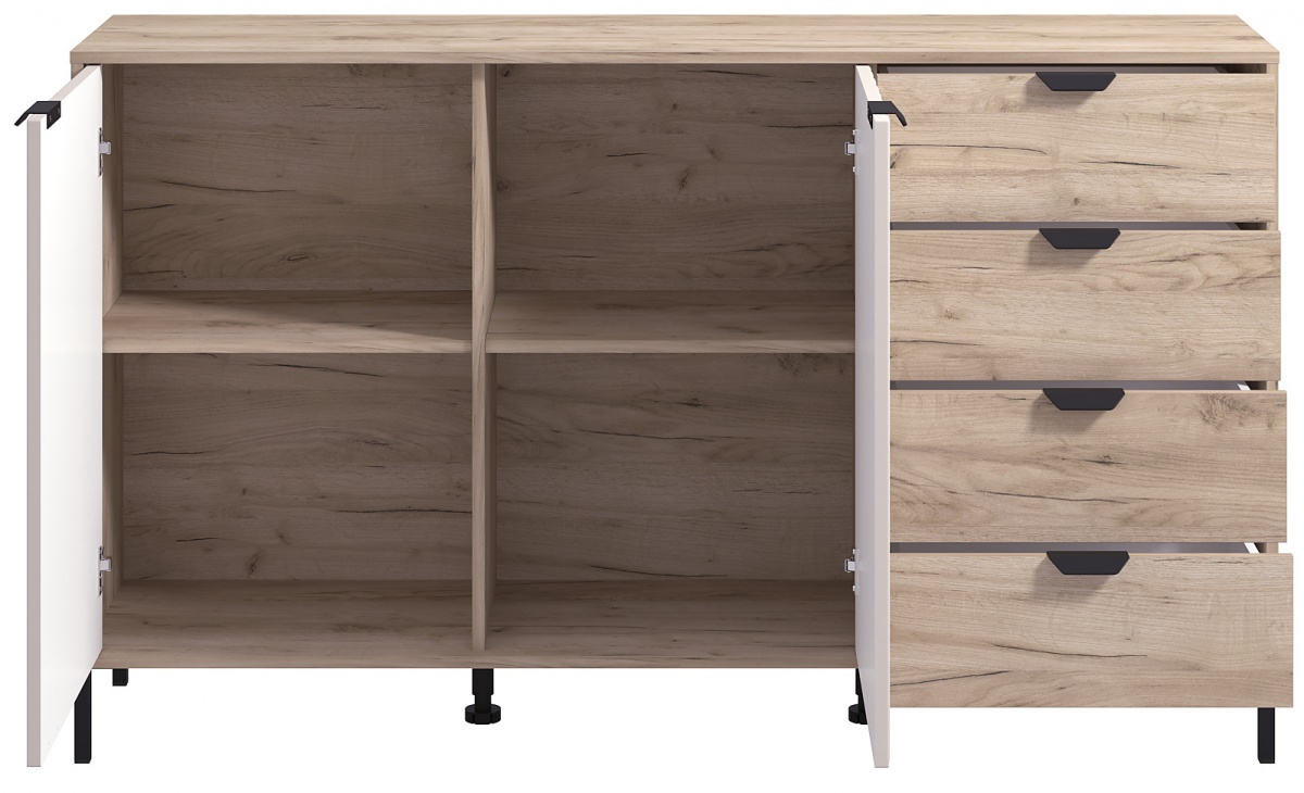 Široká komoda xaden - dub šedý/béžová.

 

Kombinovaná komoda je ideálnou voľbou pre všetkých, ktorí zháňajú praktický kus nábytku, ktorý nielen skvele poslúži, ale navyše bude vyzerať štýlovo.

 

Rozmery širokej komody Xaden sú 157x92,5x40cm (š, v, h).

 

Všetky produkty z kolekcie Xaden nájdete nižšie v súvisiacich produktoch.