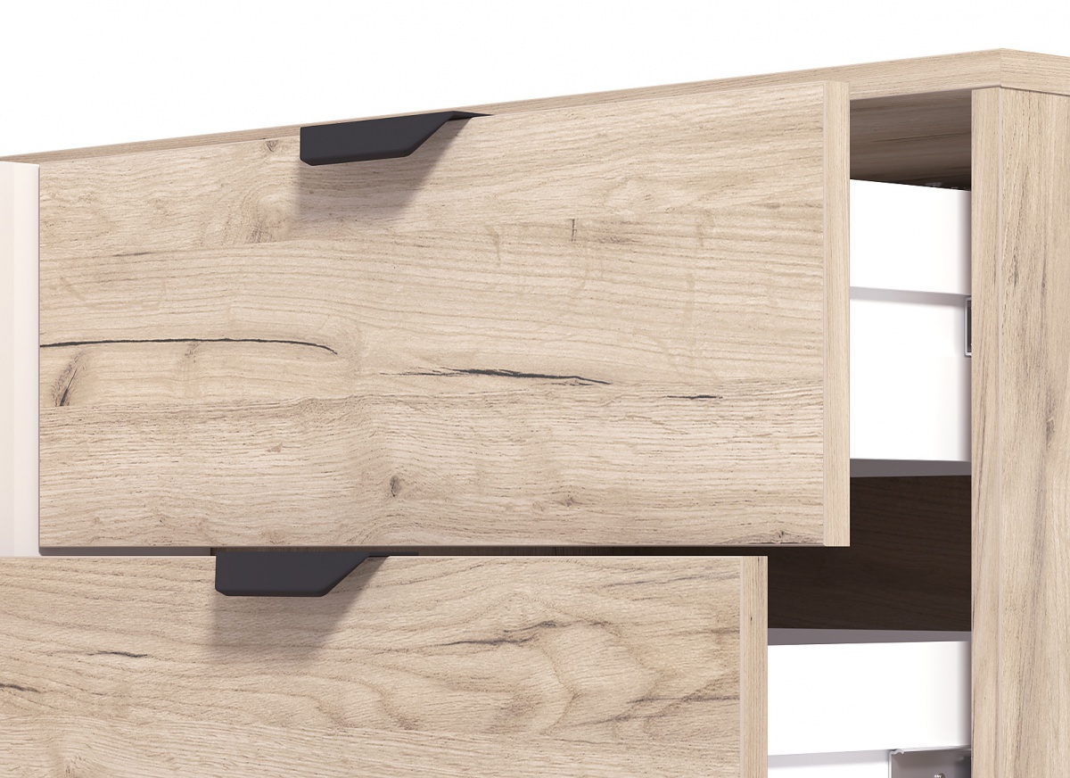 Široká komoda xaden - dub šedý/béžová.

 

Kombinovaná komoda je ideálnou voľbou pre všetkých, ktorí zháňajú praktický kus nábytku, ktorý nielen skvele poslúži, ale navyše bude vyzerať štýlovo.

 

Rozmery širokej komody Xaden sú 157x92,5x40cm (š, v, h).

 

Všetky produkty z kolekcie Xaden nájdete nižšie v súvisiacich produktoch.