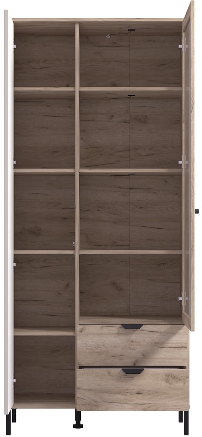 Vysoká vitrína bez osvetlenia xaden - dub šedý/béžová.

 

Vysoká vitrína, ktorá nielen skvele vyzerá, ale navyše aj perfektne poslúži.

 

Rozmery vysokej vitríny bez osvetlenia Xaden sú 86x195x40cm (š, v, h).

 

Všetky produkty z kolekcie Xaden nájdete nižšie v súvisiacich produktoch.