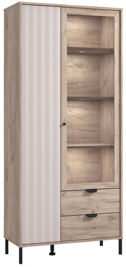 Vysoká vitrína s vnútorným osvetlením xaden - dub šedý/béžová.

 

Vysoká vitrína, ktorá nielen skvele vyzerá, ale navyše aj perfektne poslúži.

 

Rozmery vysokej vitríny s vnútorným osvetlením Xaden sú 86x195x40cm (š, v, h).

 

Všetky produkty z kolekcie Xaden nájdete nižšie v súvisiacich produktoch.