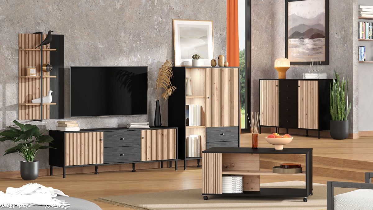 Policový panel semira - dub artisan/dub čierny.

 

Bojujete s nedostatkom miesta a miestnosť už praská vo švíkoch?

 

Rozmery policového panelu Semira sú 57,5x104x22cm (š, v, h).

 

Všetky produkty z kolekcie Semira nájdete nižšie v súvisiacich produktoch.