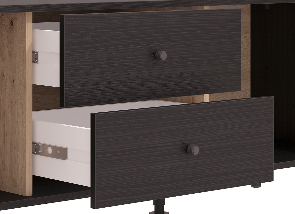 Malá tv komoda semira - dub artisan/dub čierny.

 

Zohnať ideálny televízny stolík môže byť poriadne zákerný oriešok, ale vedeli ste aj o existencii TV komôd?

 

Rozmery malej TV komody Semira sú 157x54,5x40cm (š, v, h).

 

Všetky produkty z kolekcie Semira nájdete nižšie v súvisiacich produktoch.