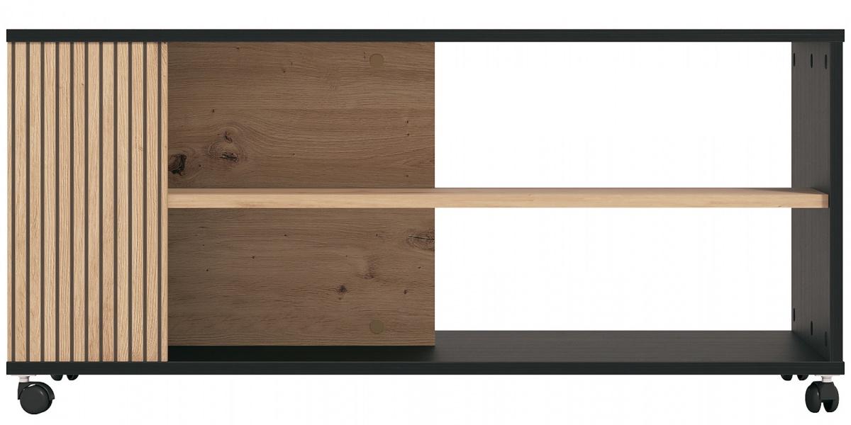 Obývacia izba s osvetlením ii semira - dub artisan/dub čierny.

 

Kombinovaná komoda sa hodí skutočne všade a je tak vhodná na zakomponovanie do ktoréhokoľvek voľného priestoru.

 

Otvorený konferenčný stolík je opatrený kolieskami, vďaka čomu sa s ním ľahko manipuluje, a tak ho v prípade potreby môžete premiestniť inam.

 

Bojujete s nedostatkom miesta a miestnosť už praská vo švíkoch?

 

Hoci sa jedná o menšiu televíznu komodu, tak je stále dostatočne priestranná.

 

Nízku vitrínu ľahko vmestnáte aj do menších obývacích izieb a dokážete tak vytvoriť príjemné a luxusne pôsobiace prostredie.

 

Obývacia izba s osvetlením II sa skladá z týchto prvkov:


	Kombinovaná komoda Semira - 208x92,5x40cm (š, v, h)
	Policový panel Semira - 57,5x104x22cm (š, v, h)
	Konferenčný stolík na kolieskach Semira - 101x46,5x54,5cm (š, v, h)
	Nízka vitrína s vnútorným osvetlením Semira - 86,5x131x40cm (š, v, h)
	Malá TV komoda Semira - 157x54,5x40cm (š, v, h)


 

Všetky produkty z kolekcie Semira nájdete nižšie v súvisiacich produktoch.