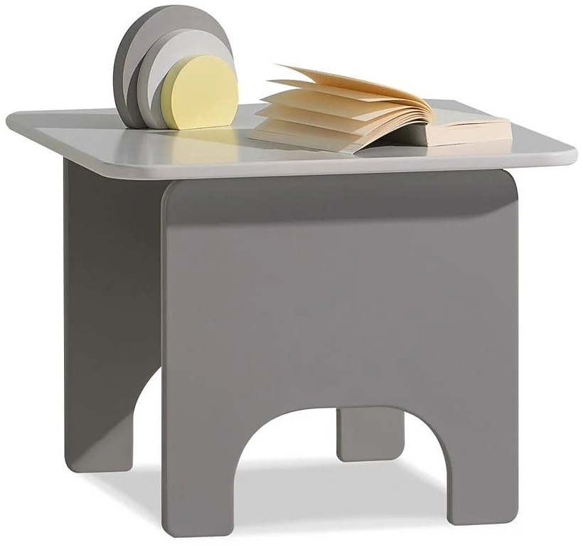 Set detského stolíka a stoličky raundo - šedá/žltá.

 

Detský stolík v šedej farbe sa vďaka svojmu veselému tvaru skvele hodí do detských izieb.

 

Detský stolík a stolička sa skladá z týchto prvkov:


	Detský stolík Raundo - 60x46x60cm (š, v, h)
	Detská stolička Raundo - 36x30x32cm (š, v, h)


 

Všetky produkty z kolekcie Raundo nájdete nižšie v súvisiacich produktoch.