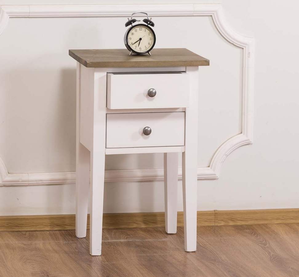 Nočný stolík splendor 475 - biela/hnedá.

 

Nočný stolík z poctivého borovicového dreva bude praktickým pomocníkom pri každej posteli.

Horná doska a zásuvky sú upravené technikou hlbokého kefovania v odtieni P079.

 

Masívny stolík obsahuje úložný priestor v 2 zásuvkách.

 

Rozmery nočného stolíka Splendor sú 40x62x30cm (š, v, h).

 

Na prehliadnutie ďalších masívnych kúskov nábytku od tohto výrobcu kliknite TU.

 

Farba na fotografii sa môže ľahko líšiť oproti reálnemu výrobku. Príčinnou môže byť zobrazovanie farieb monitora či rôzne nasvietenie výrobkov pri fotení.


Z dôvodov výroby masivného nábytku na zákazku, sme nútení požadovať od zákazníka zálohu v minimálnej výške 30% z ceny nábytku.