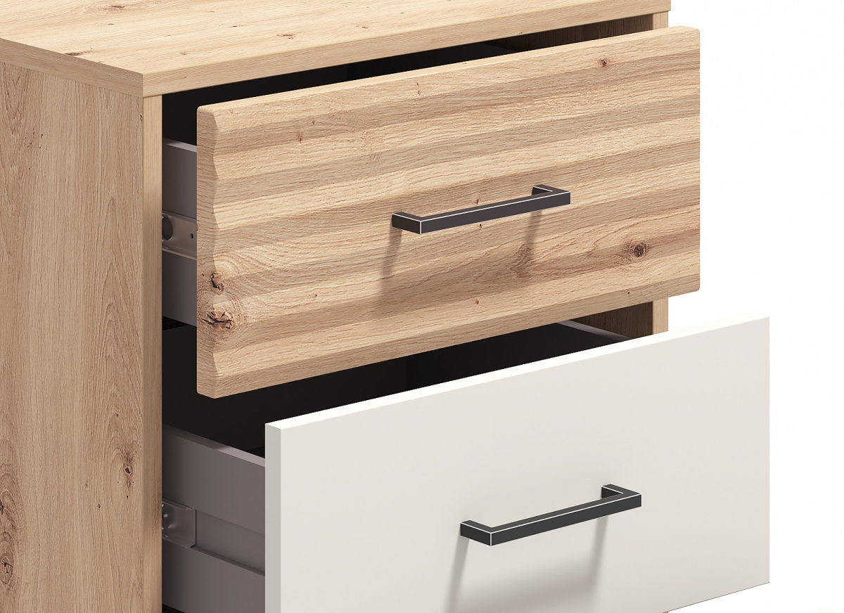 Vysoký nočný stolík vanya - dub artisan/béžová.

 

Spálňa bez nočného stolíka, to by predsa nešlo.

 

Rozmery vysokého nočného stolíka Vanya sú 48x63x40cm (š, v, h).

 

Všetky produkty z kolekcie Vanya nájdete nižšie v súvisiacich produktoch.