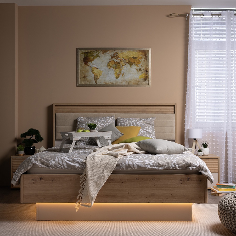 Manželská posteľ 160x200cm vanya - dub artisan/béžová.

 

Manželská posteľ je stredobodom spálne, a tak ju treba vyberať starostlivo a s rozvahou.

 

Rozmery manželskej postele 160x200cm Vanya sú 174x115x208,5cm (š, v, h).

 

Všetky produkty z kolekcie Vanya nájdete nižšie v súvisiacich produktoch.