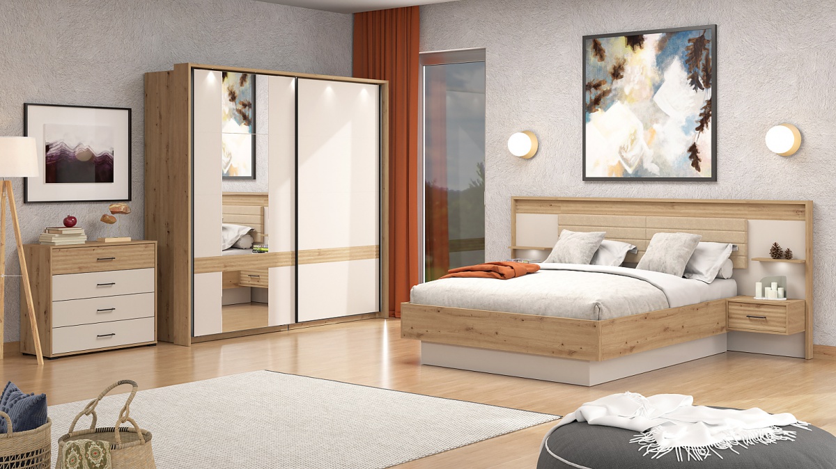 Manželská posteľ 160x200cm deluxe vanya - dub artisan/béžová.

 

Manželská posteľ je stredobodom spálne, a tak ju treba vyberať starostlivo a s rozvahou.

 

Rozmery manželskej postele 160x200cm DELUXE Vanya sú 268x115x208,5cm (š, v, h).

 

Všetky produkty z kolekcie Vanya nájdete nižšie v súvisiacich produktoch.