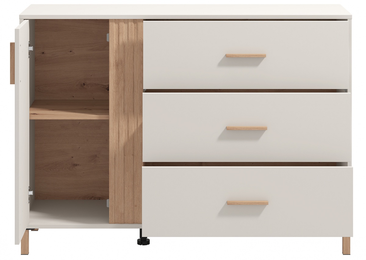 Kombinovaná komoda katharos - béžová/dub artisan.

 

Komody sú základom domova.

 

Rozmery kombinovanej komody Katharos sú 125x90x40cm (š, v, h).

 

Všetky produkty z kolekcie Katharos nájdete nižšie v súvisiacich produktoch.