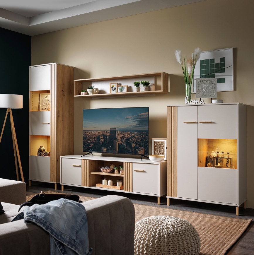 Nástenná polica katharos - béžová/dub artisan.

 

Nástenná polica má nielen estetické, ale aj funkčné prvky.

 

Rozmery nástennej police Katharos sú 150,5x31,5x19,5cm (š, v, h).

 

Všetky produkty z kolekcie Katharos nájdete nižšie v súvisiacich produktoch.