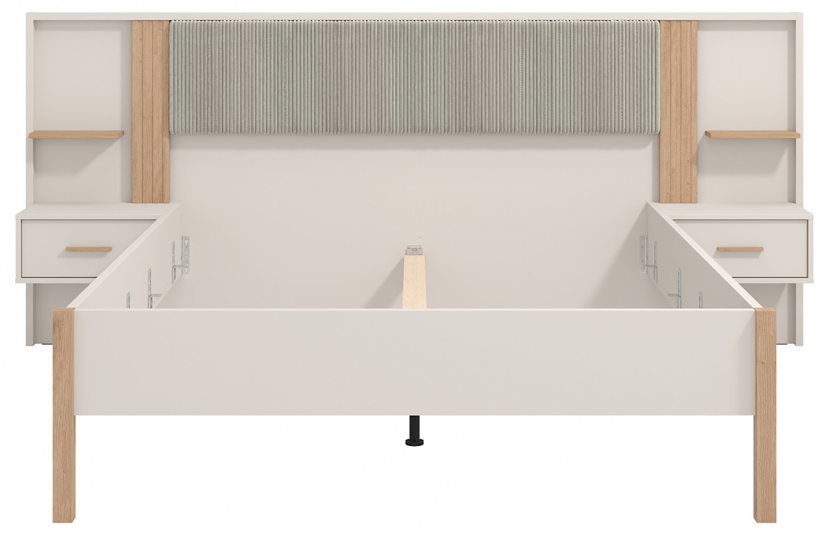 Manželská posteľ 160x200cm deluxe katharos - béžová/dub artisan.

 

Manželská posteľ, ktorá je taká pohodlná, až je to na zbláznenie?

 

Rozmery manželskej postele 160x200cm DELUXE Katharos sú 268x115x210,5cm (š, v, h).

 

Všetky produkty z kolekcie Katharos nájdete nižšie v súvisiacich produktoch.