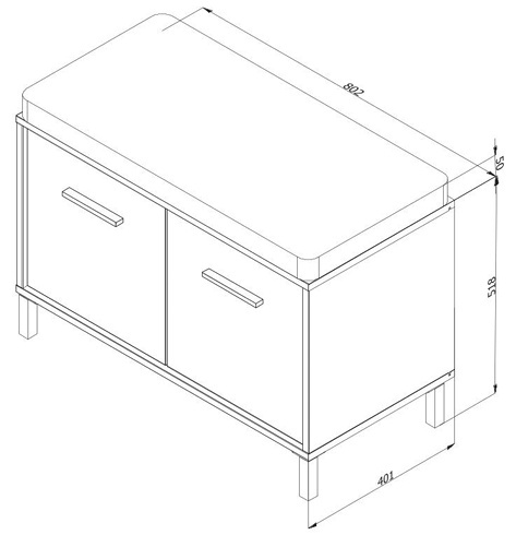 Botník s polstrovaním katharos - béžová/dub artisan.

 

Dvierkový botník je ideálnou voľbou do menších priestorov.

 

Rozmery botníku s polstrovaním Katharos sú 80x52x40cm (š, v, h).

 

Všetky produkty z kolekcie Katharos nájdete nižšie v súvisiacich produktoch.