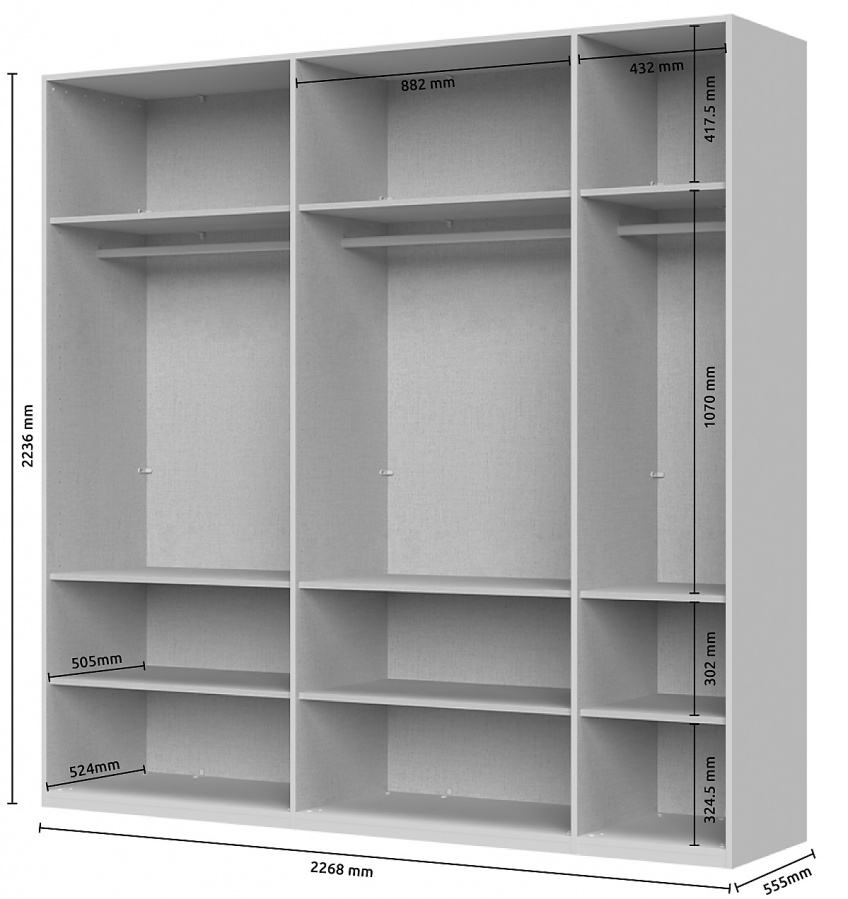 Päťdverová šatníková skriňa baptiste - béžová.

 

Päťdverová šatníková skriňa je opatrená plnými dvierkami.

 

Rozmery päťdverovej šatníkovej skrine Baptiste sú 227x224x56cm (š, v, h).

 

Všetky produkty z kolekcie Baptiste nájdete nižšie v súvisiacich produktoch.