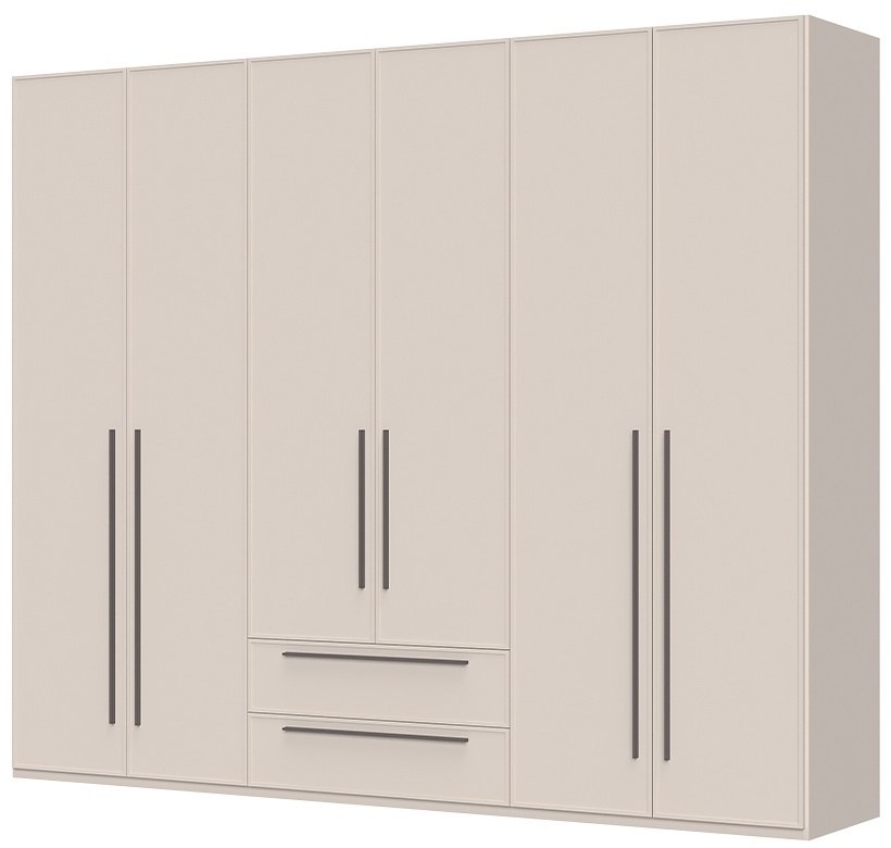 Šesťdverová šatníková skriňa so zásuvkami i baptiste - béžová.

 

Šesťdverová šatníková skriňa je opatrená plnými dvierkami.

 

Rozmery šesťdverovej šatníkovej skrine so zásuvkami I Baptiste sú 272x224x56cm (š, v, h).

 

Všetky produkty z kolekcie Baptiste nájdete nižšie v súvisiacich produktoch.