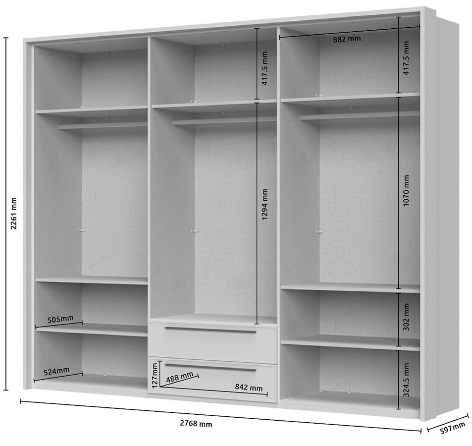 Šesťdverová šatníková skriňa so zásuvkami a rámom i baptiste - béžová.

 

Šesťdverová šatníková skriňa je opatrená plnými dvierkami.

 

Rozmery šesťdverovej šatníkovej skrine so zásuvkami a rámom I Baptiste sú 277x226x60cm (š, v, h).

 

Všetky produkty z kolekcie Baptiste nájdete nižšie v súvisiacich produktoch.