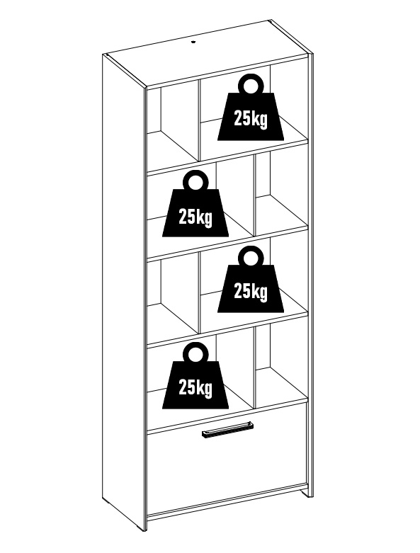 Kombinovaná knižnica dylan - biela/dub svetlý.

 

Jemný dizajn v odtieňoch bielej farby a dekoru dubového dreva je sprevádzané kvalitným spracovaním výrobcu.

Nosnosť jednotlivých políc je 25kg.

 

Rozmery kombinovanej knižnice Dylan sú 71x182x35cm (š, v, h).

 

Všetok nábytok patriaci do kolekcie Dylan nájdete nižšie v súvisiacich produktoch.