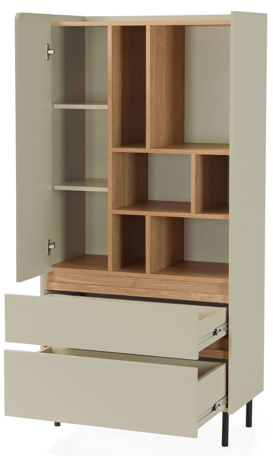 Vysoká komoda ii hailee - béžová/dub olejovaný.

 

Komody sú skvelým kusom nábytku.

 

Rozmery vysokej komody II Hailee sú 80x165x40cm (š, v, h).

 

Všetky produkty z kolekcie Hailee nájdete nižšie v súvisiacich produktoch.