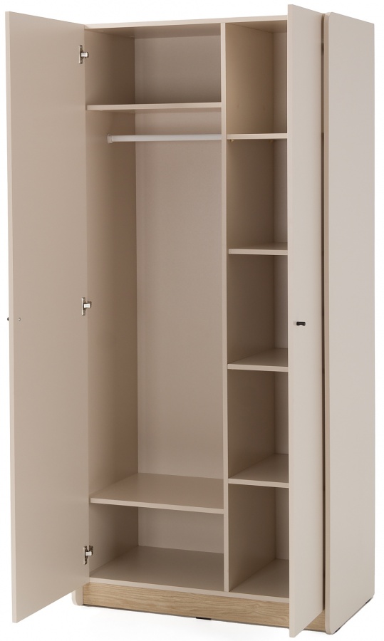 Dvojdverová šatníková skriňa rudy - béžová/dub olejovaný.

 

Dvojdverová šatníková skriňa je absolútnou nevyhnutnosťou každej (nielen) študentskej izby.

 

Rozmery dvojdverovej šatníkovej skrine Rudy sú 90x195x52cm (š, v, h).

 

Všetky produkty z kolekcie Rudy nájdete nižšie v súvisiacich produktoch.