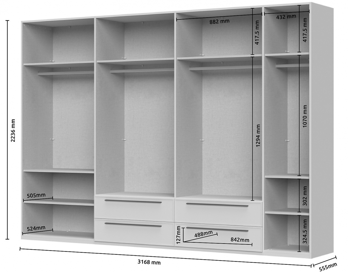 Sedemdverová šatníková skriňa so zásuvkami ii baptiste - béžová.

 

Sedemdverová šatníková skriňa je opatrená plnými dvierkami.

 

Rozmery sedemdverovej šatníkovej skrine so zásuvkami II Baptiste sú 317x224x56cm (š, v, h).

 

Všetky produkty z kolekcie Baptiste nájdete nižšie v súvisiacich produktoch.