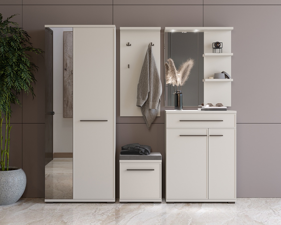 Predsieňová skriňa so zrkadlom baptiste - béžová.

 

Premýšľate, ako vybaviť predsieň, aby bola plne funkčná, praktická, ale zároveň išla s dobou a Vy sa tak mohli chváliť nadčasovým interiérom?

 

Rozmery predsieňovej skrine so zrkadlom Baptiste sú 76x194x36cm (š, v, h).

 

Všetky produkty z kolekcie Baptiste nájdete nižšie v súvisiacich produktoch.