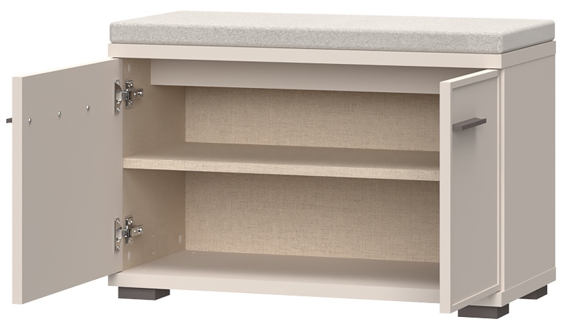 Predsieňová zostava iii baptiste - béžová.

 

Predsieňová komoda je skvelou voľbou do všetkých predsiení.

 

Veľký botník ponúkne dostatok úložného priestoru na Vašu všetku obuv.

 

Premýšľate, ako vybaviť predsieň, aby bola plne funkčná, praktická, ale zároveň išla s dobou a Vy sa tak mohli chváliť nadčasovým interiérom?

 

Vešiakový panel je čím ďalej obľúbenejším prvkom domácností.

 

Nástenné zrkadlo môžete podľa ľubovôle zavesiť na akékoľvek miesto v predsieni.

 

Predsieňová zostava III sa skladá z týchto prvkov:


	Botníková komoda I Baptiste - 76x101x36cm (š, v, h)
	Predsieňová skriňa so zrkadlom Baptiste - 76x194x36cm (š, v, h)
	Predsieňové zrkadlo s poličkami a LED osvetlením Baptiste - 76x89x17cm (š, v, h)
	Veľký botník s polstrovaním Baptiste - 76x53x36cm (š, v, h)
	Široký vešiakový panel Baptiste - 76x100x17cm (š, v, h)


 

Všetky produkty z kolekcie Baptiste nájdete nižšie v súvisiacich produktoch.