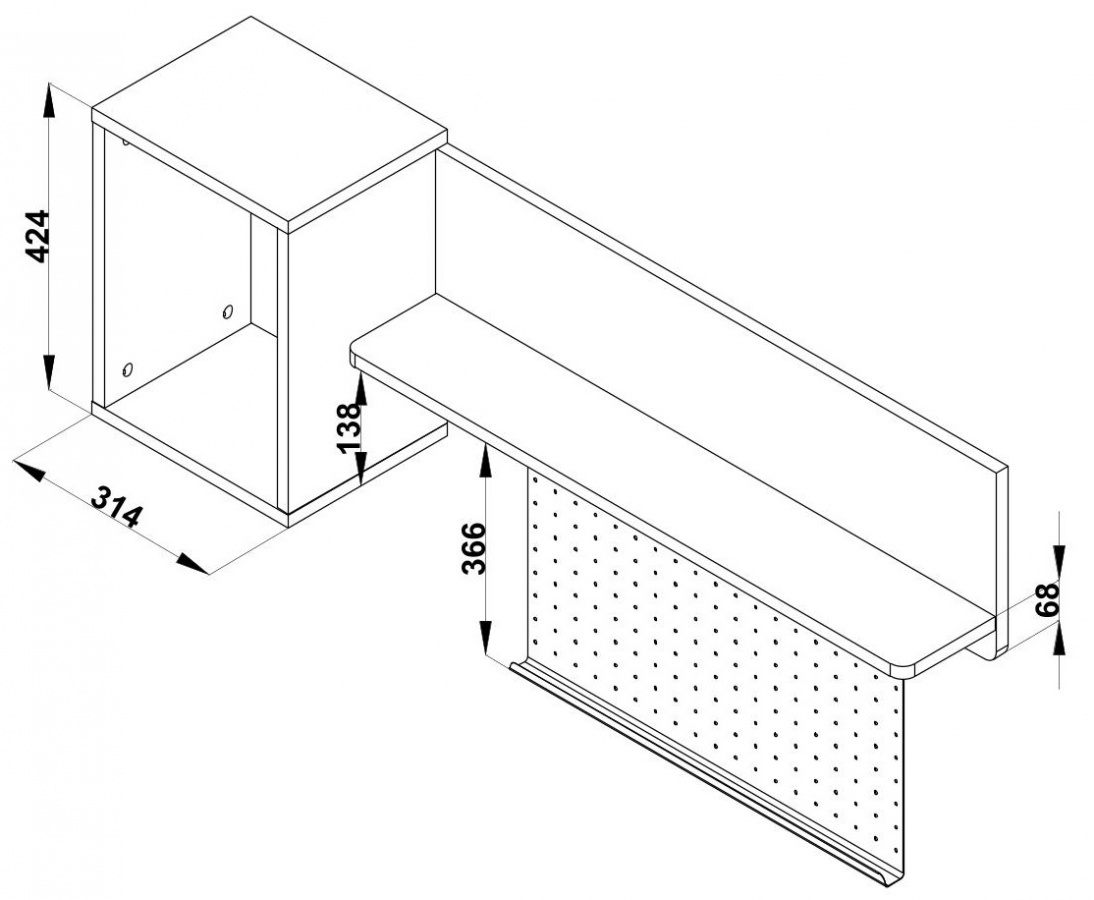 Nástenná polica magnus - šedá/čierna.

 

Policu aj priehradku využijete ako úložný priestor na všetko, čo potrebujete mať po ruke.

 

Nástenná polica je vyrobená z lamina 1.

 

Rozmery nástennej police Magnus sú 121x64x26cm (š, v, h).

 

Všetky produkty z kolekcie Magnus nájdete nižšie v súvisiacich produktoch.