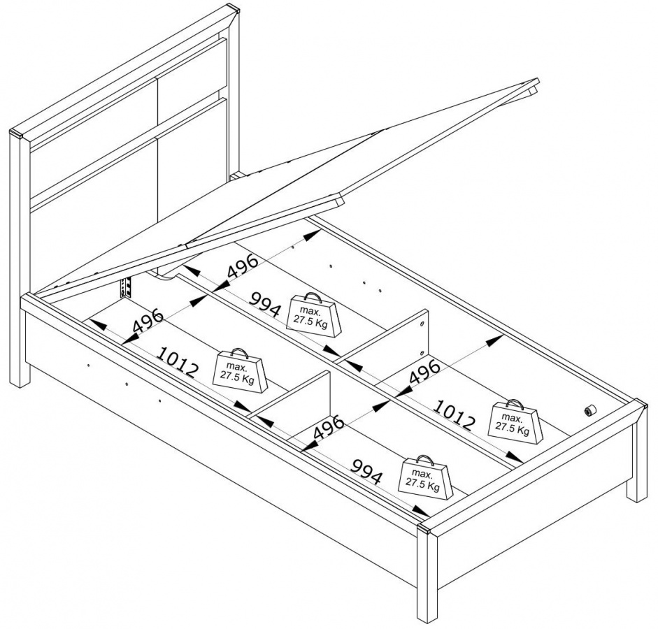 Študentská posteľ 100x200 s úložným priestorom artos - dub sofia/biela.

 

Posteľ s úložným priestorom je ideálnou voľbou do izieb, kde je potrebných viac úložného priestoru.

 

Študentská posteľ 100x200 s úložným priestorom je vyrobená z lamina 1.

Vhodné matrace sú nižšie v súvisiacich.

Rozmery študentskej postele 100x200 s úložným priestorom sú 111x110x210cm (š, v, h).

 

Všetky produkty z kolekcie Artos a vhodné matrace pre túto posteľ nájdete nižšie v súvisiacich produktoch.