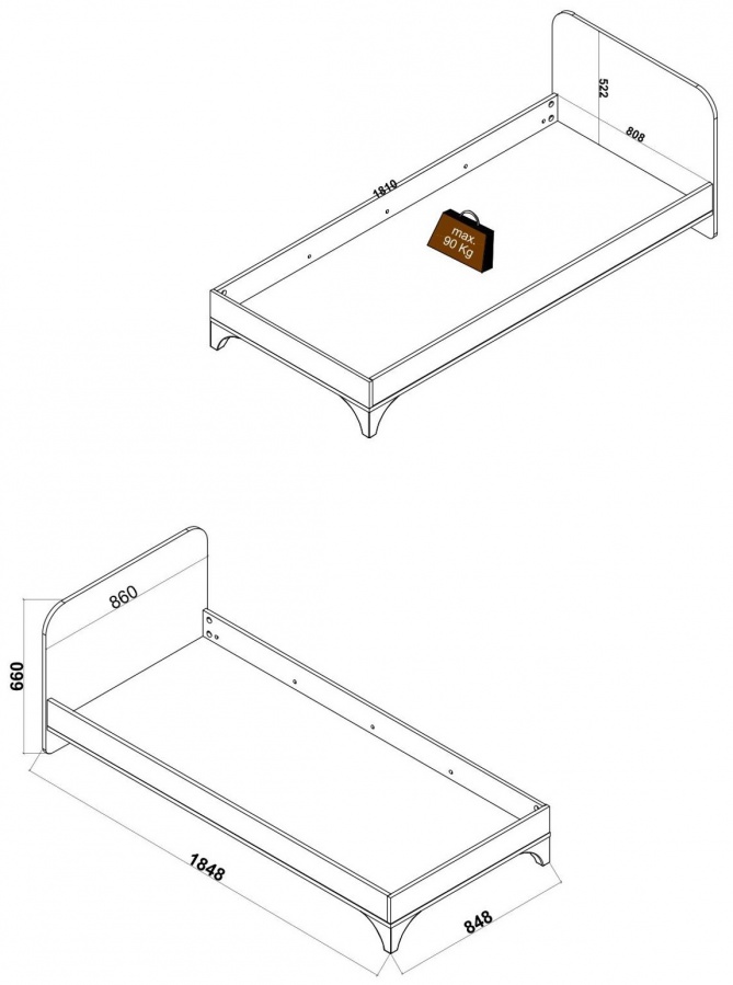 Detská posteľ 80x180 raundo - šedá.

 

Posteľ v šedej farbe je opatrená širokým čelom, ktoré poskytuje maximálne pohodlie.

 

Rozmery detskej postele 80x180 Raundo sú 84,8x66x184,8cm (š, v, h).

 

Všetky produkty z kolekcie Raundo nájdete nižšie v súvisiacich produktoch.