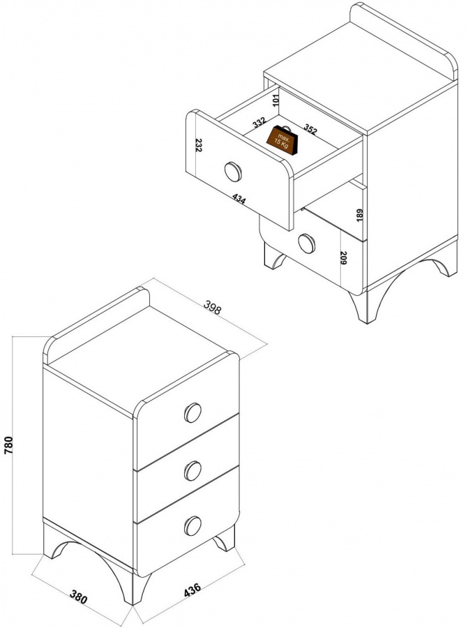Komoda 3z raundo - šedá/žltá.

 

Komody sú jednou z najlepších volieb, čo sa týka skríň.

 

Rozmery komody 3Z Raundo sú 43,6x78x39,8cm (š, v, h).

 

Všetky produkty z kolekcie Raundo nájdete nižšie v súvisiacich produktoch.