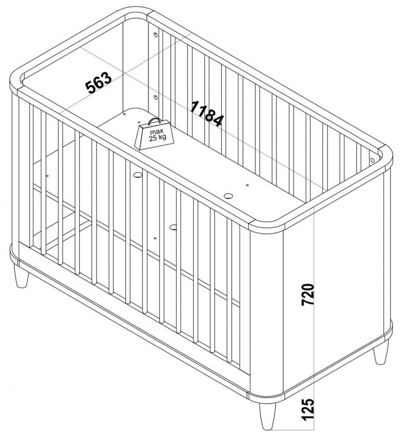 Postieľka 70x130 flamenco - ružová/biela.

 

 

Postieľka je vhodná pre dieťa do troch rokov, je vybavená pevným doskovým roštom prispievajúcim k nosnosti 40 kg a má ložnú plochu 70x130cm.

 

 

Rozmery postieľky 70x130 Flamenco sú 136x85x75cm(š, v, h).

 

 

Všetky produkty z kolekcie Flamenco a vhodné matrace nájdete nižšie v súvisiacom tovare.