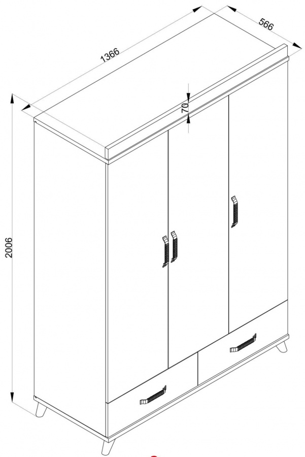 Šatníková skriňa 3d brian - dub/biela.

 


Objemná trojdverová skriňa Brian splní nároky na poriadne úložné priestory, obzvlášť pokiaľ preferujete skladanie oblečenia na ramienka.

 


Rozmery šatníkovej skrine 3D Brian sú 137x201x57cm (š, v, h).

 


Všetky produkty z kolekcie Brian nájdete nižšie v súvisiacom tovare.