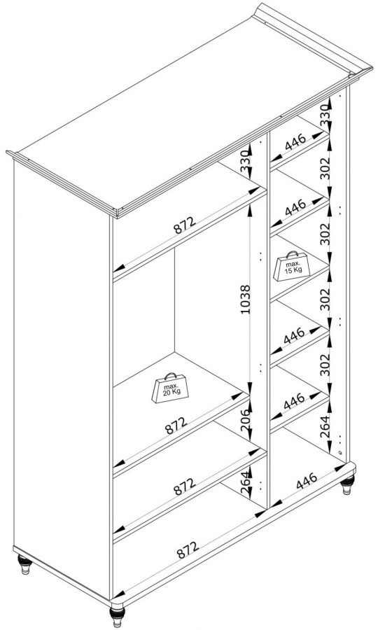 Šatníková skriňa 3d s osvetlením luxor - biela.

 

Trojdverová šatníková skriňa Luxor nabáda povedať, že je ako pre princeznú.

 

 
Rozmery šatníkovej skrine 3D s osvetlením Luxor sú 152x199x62cm (š, v, h).

 


Všetky produkty z kolekcie Luxor nájdete nižšie v súvisiacom tovare.