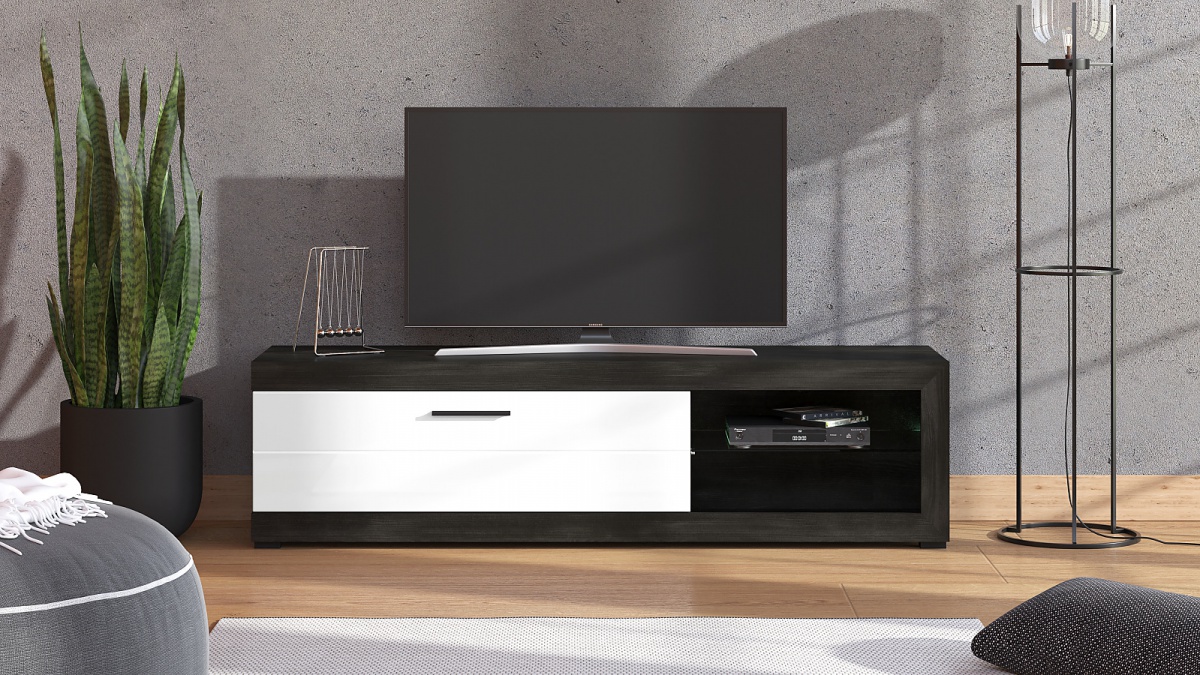 Tv stolík ronja - čierne drevo/biela.

Možnosť dokúpenia osvetlenia.

 

Rozmery TV stolíka Ronja sú 43,5x162x41,5 (v, š, h).

 

V súvisiacich produktoch nájdete všetky produkty z kolekcie Ronja a LED osvetlenie.