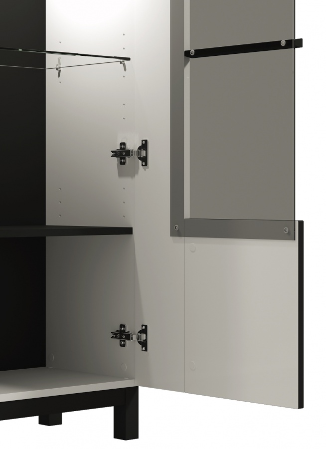 Široká vitrína s osvetlením stiletto - biela/čierna.

 

Rozmery širokej vitríny s osvetlením Stiletto sú 96x127,5x35cm (š, v, h).

 

Všetky produkty z kolekcie Stiletto nájdete nižšie v súvisiacich.