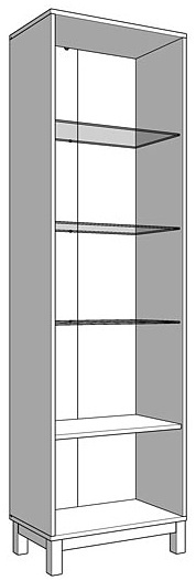 Vysoká vitrína s osvetlením stiletto - biela/čierna.

 

Rozmery vysokej vitríny s osvetlením Stiletto sú 58x204x35cm (š, v, h).

 

Všetky produkty z kolekcie Stiletto nájdete nižšie v súvisiacich