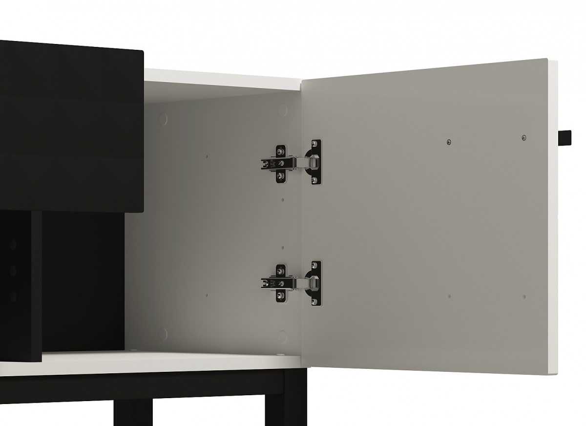 Tv stolík stiletto - biela/čierna.

 

Rozmery TV stolíka Stiletto sú 147,5x50,5x42cm (š, v,h).

 

Všetky produkty z kolekcie Stiletto nájdete nižšie v súvisiacich