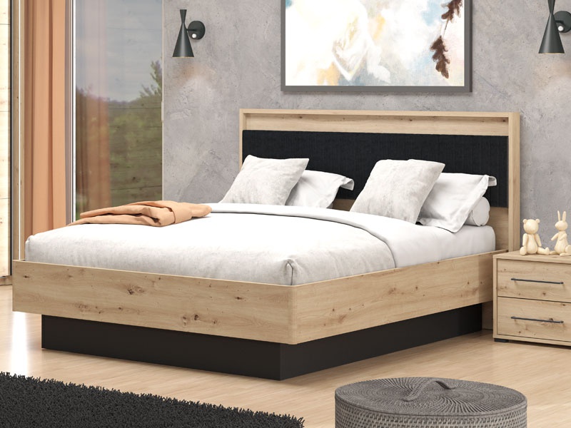 Posteľ plume 160x200 - dub/čierna.

 

Možnosť dokúpenia roštu a matraca (posteľ je bez matraca a roštu)!!

 

Ložná plocha postele je 160x200cm.

 

Rozmery bielej postele Plume sú 174x115x208, 5cm (š, v, h).

 

 

Všetok nábytok patriaci do kolekcie Plume, vhodné matrace a rošty nájdete nižšie v súvisiacich produktoch.