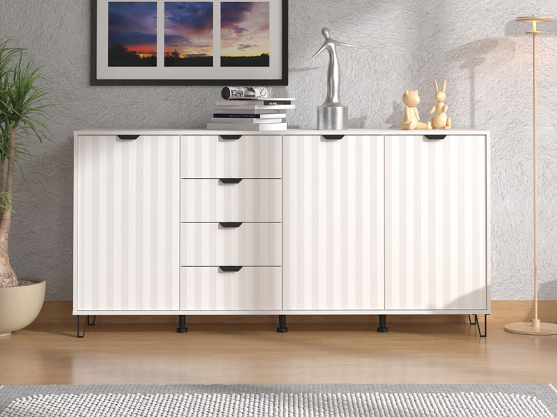 Široká komoda blanc - biela.

 

Rozmery široká komody Blanc sú 182,5x92,5x40cm (š, v, h).

 

Všetok nábytok z kolekcie Blanc nájdete nižšie v súvisiacich produktoch.