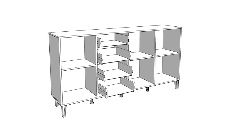 Široká komoda blanc - béžová.

 

Rozmery široká komody Blanc sú 182,5x92,5x40cm (š, v, h).

 

Všetok nábytok z kolekcie Blanc nájdete nižšie v súvisiacich produktoch.