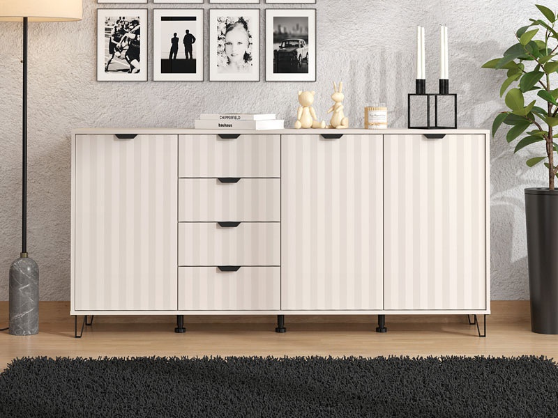 Široká komoda blanc - béžová.

 

Rozmery široká komody Blanc sú 182,5x92,5x40cm (š, v, h).

 

Všetok nábytok z kolekcie Blanc nájdete nižšie v súvisiacich produktoch.