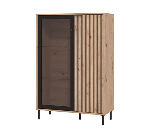 Obývacia stena s osvetlením nautille - dub/čierna.

 

    •   Vysoká vitrína s LED osvetlením: Presklené horné dvierka vytvárajú dokonalé okno do vášho sveta dekorácií a umeleckých kúskov.

   •   Nízka vitrína s LED osvetlením: Dvojdverový dizajn ponúka variabilitu, ktorú každý domov potrebuje.

   •   Nástenná polica: V jednoduchosti je krása.

   •   TV stolík 150: S dvoma uzatvárateľnými policami, jednou otvorenou a jednou zásuvkou ponúka tento stolík všetko, čo moderný domov potrebuje.

 

 

Rozmery produktov obývacej steny sú:


• Vysoká vitrína s osvetlením: 54,5x195x40cm (š, v, h).
• Nízka vitrína s osvetlením: 93x137,5x40cm (š, v, h).
• Nástenná polica: 137,5x24x19,5cm (š, v, h).
• TV stolík 150: 150,5x54,5x40cm (š, v, h).